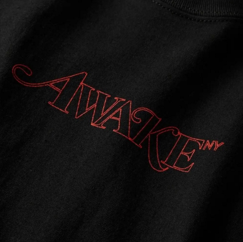 Футболка Awake Classic Outline Logo T-shirt Black