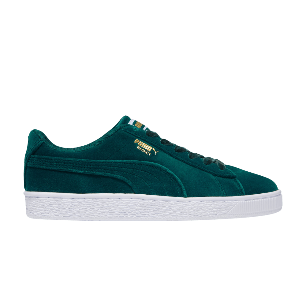 Кроссовки Puma Wmns Basket 'Classic Velvet - Malachite'