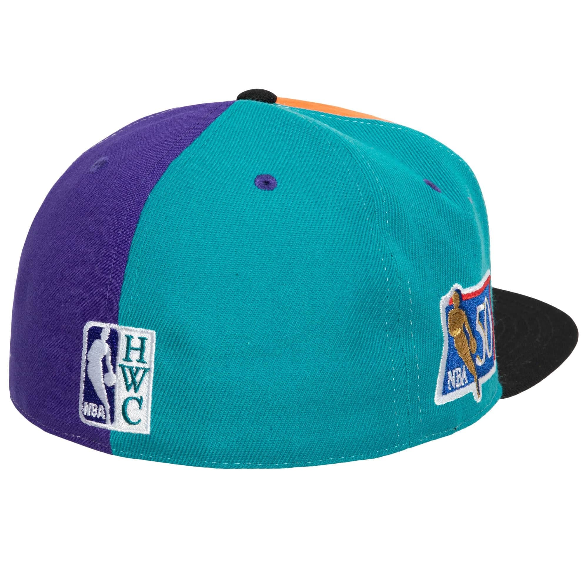 Mitchell-Ness-Tri-Cycle-Fitted-Charlotte-Hornets-Hat-2