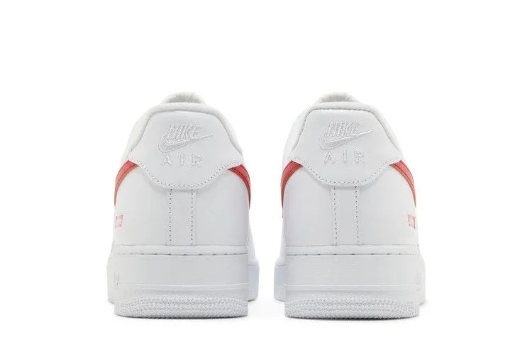 Кроссовки Supreme x Nike Air Force 1 Low 'Box Logo - Speed Red' Shanghai Exclusive