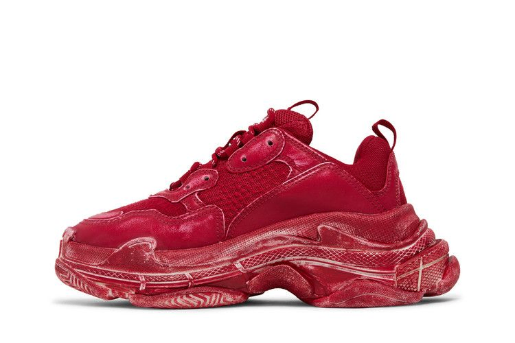 Кроссовки Balenciaga Wmns Triple S Sneaker 'Dark Red'
