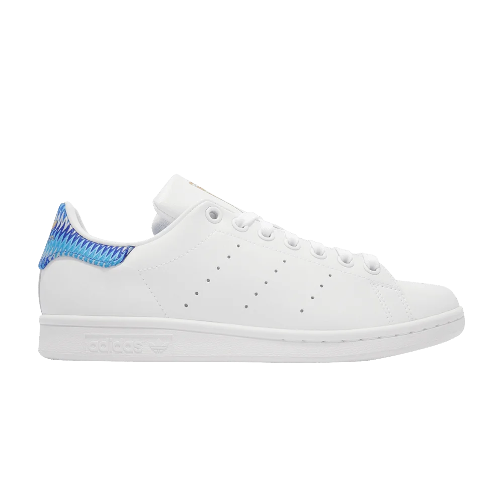 Krossovki-Adidas-Wmns-Stan-Smith-White-Blue