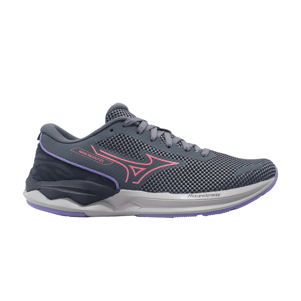 Кроссовки Mizuno Wmns Wave Revolt 3 'Stormy Weather Purple Punch'