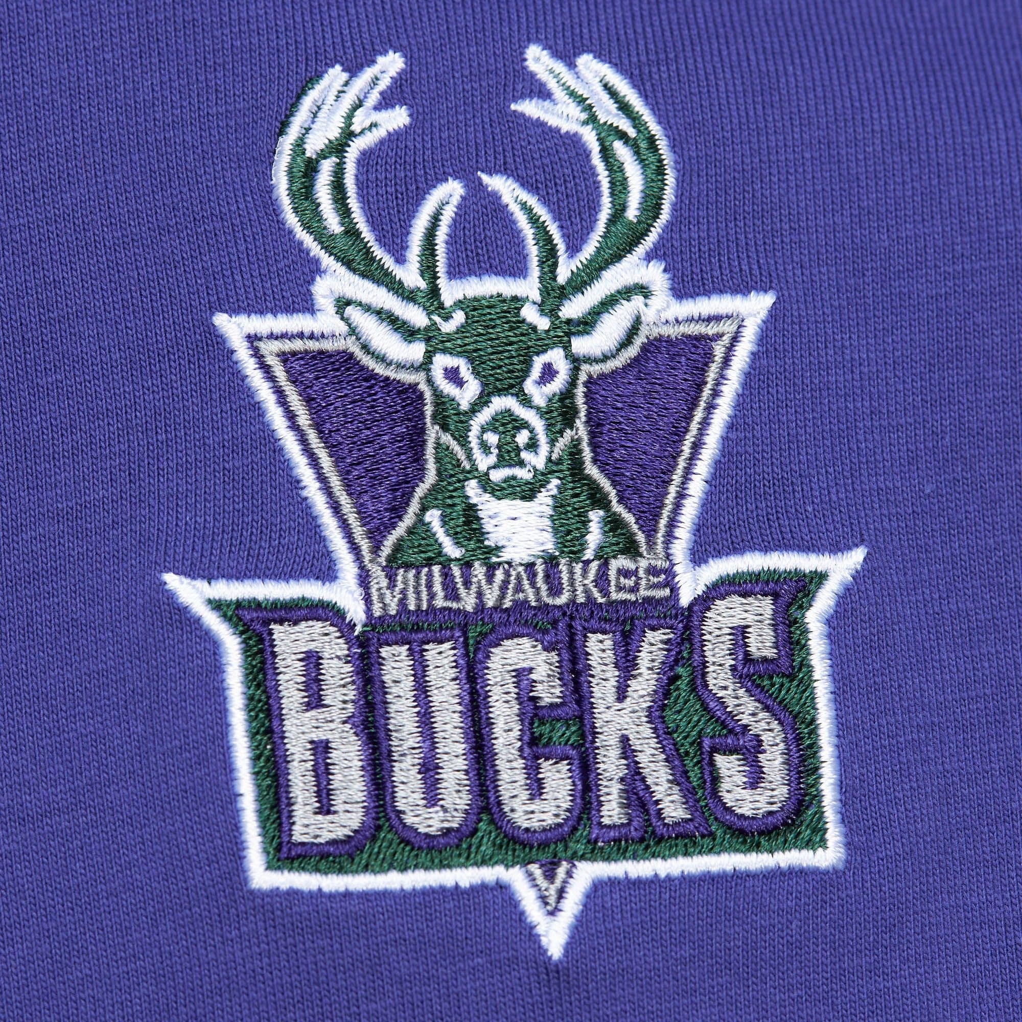 Футболка Mitchell & Ness Team OG 2.0 Premium SS Tee Vintage Logo Milwaukee Bucks
