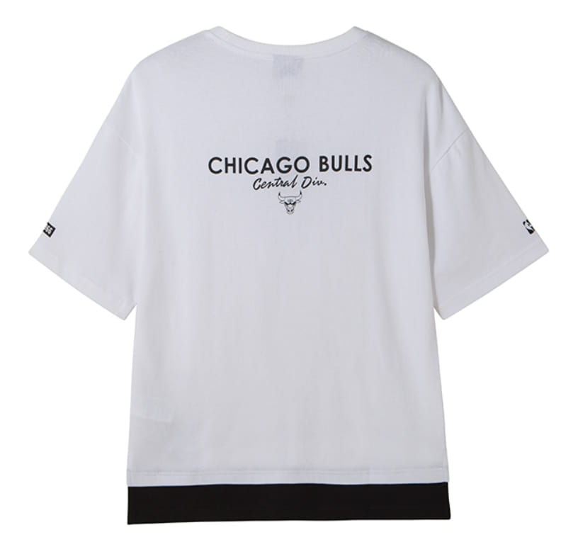 Футболка 2020 NBA Chicago Bulls Black White Tee Unisex
