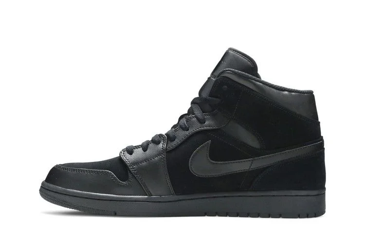 Кроссовки Air Jordan 1 Mid 'Black'