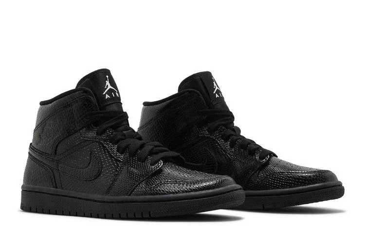 Krossovki-Wmns-Air-Jordan-1-Mid-Black-Snakeskin-7