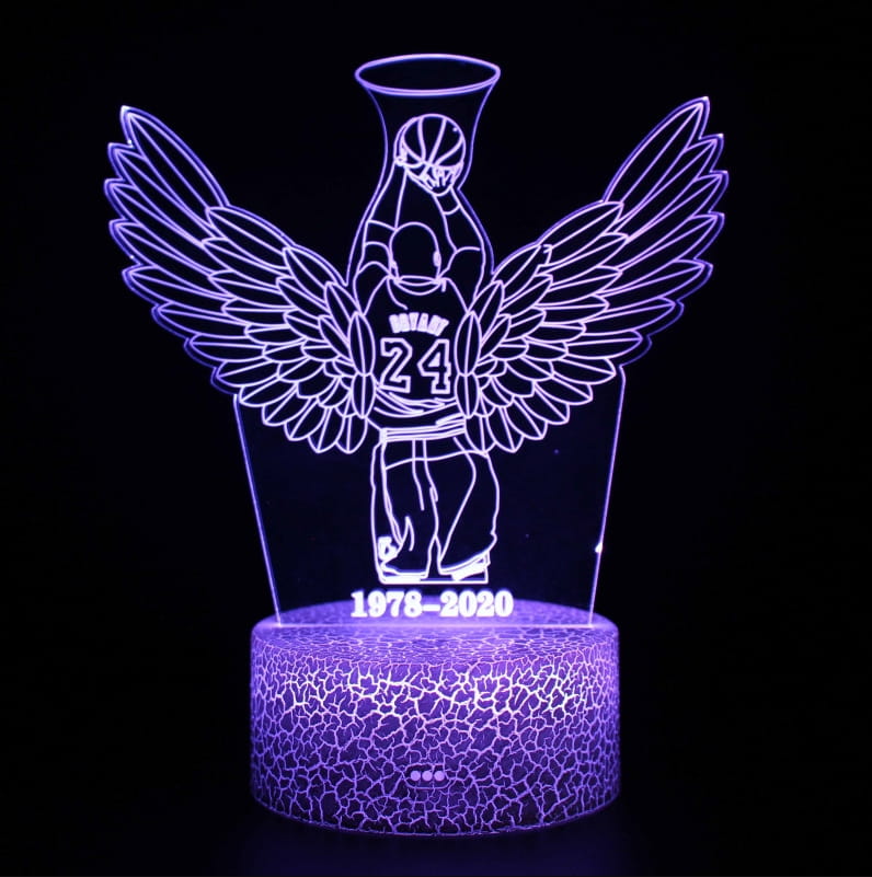 Ночник 3D 3D NBA Team Logo USB LED Lamp Colorful Night Light Gift