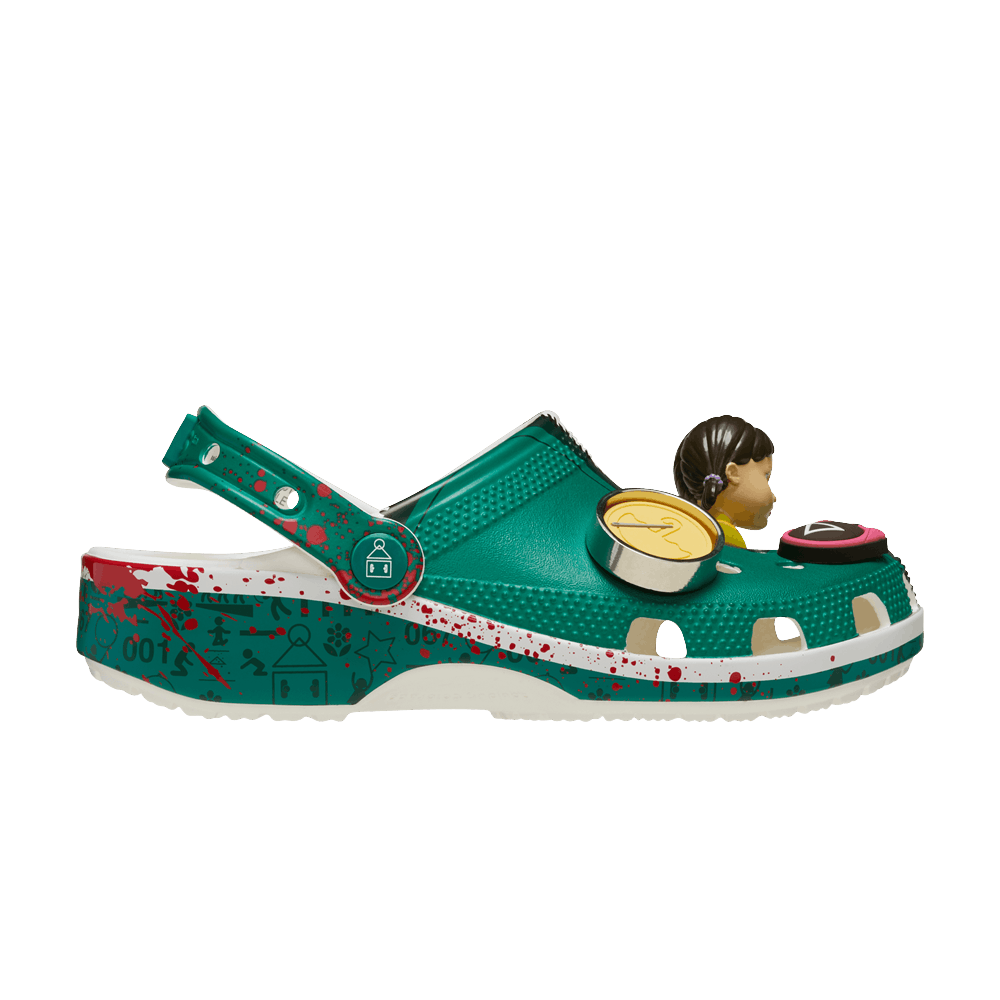 Кроссовки Crocs Squid Game x Classic Clog 'Tracksuit'