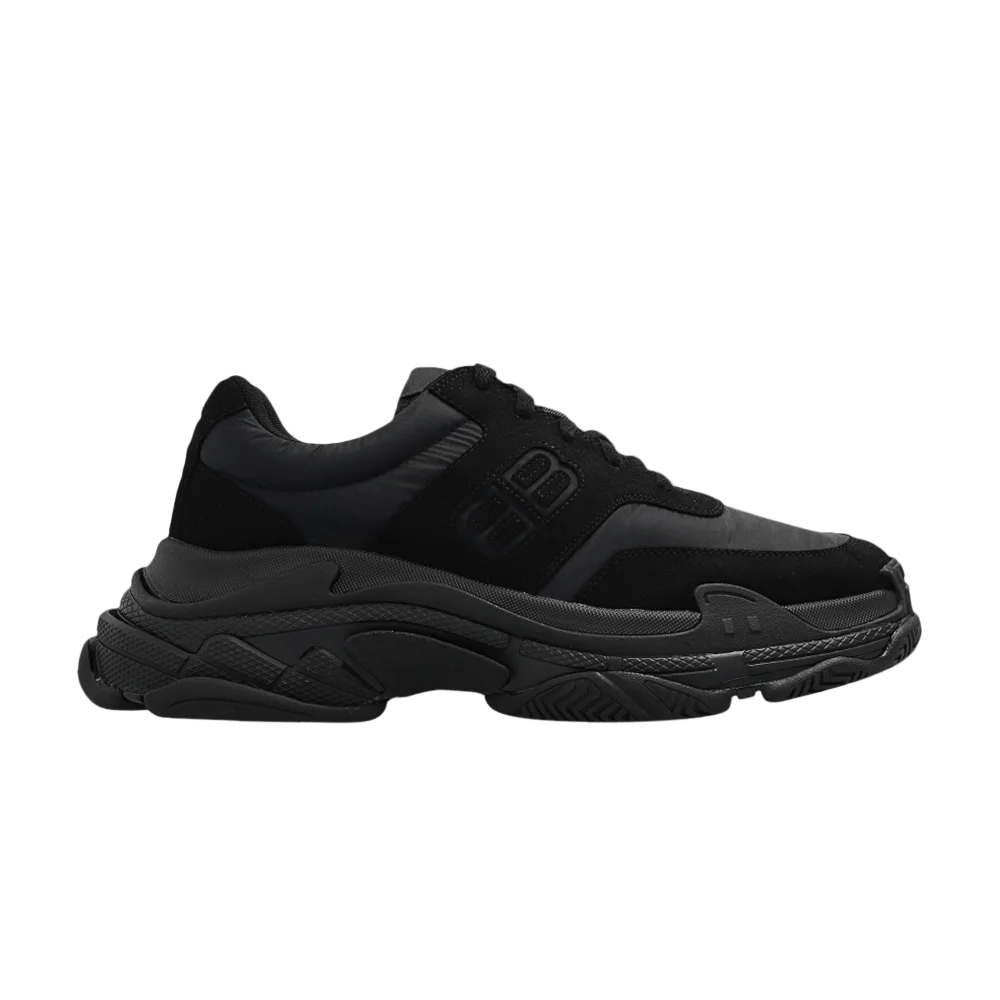 Кроссовки Balenciaga Triple S Nylon Sneaker 'Black'