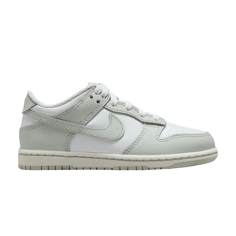Krossovki-Nike-Dunk-Low-GS-White-Photon-Dust-Light-Silver