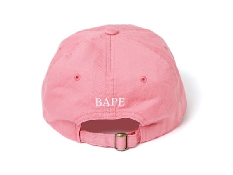 Бейсболка BAPE Ape Head Embroidery Panel Cap Pink