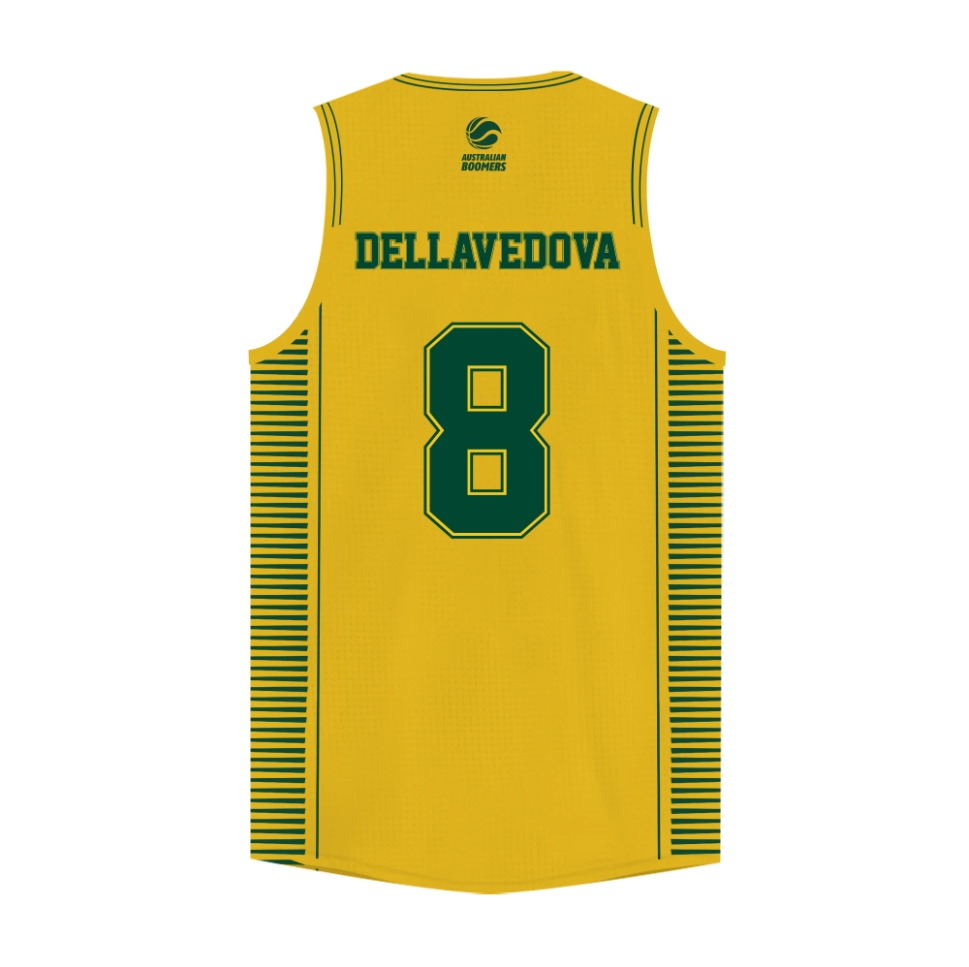 Баскетбольная джерси iAthletic Matthew Dellavedova Australian Boomers National Home Gold Jersey