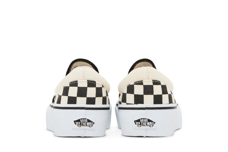 Vans Classic Slip-On Platform 'Checker - Black White'