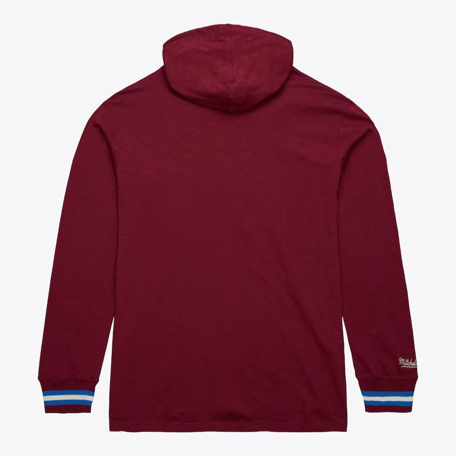 Худи Mitchell & Ness Burgundy Colorado Avalanche Legendary Slub Pullover Hoodie