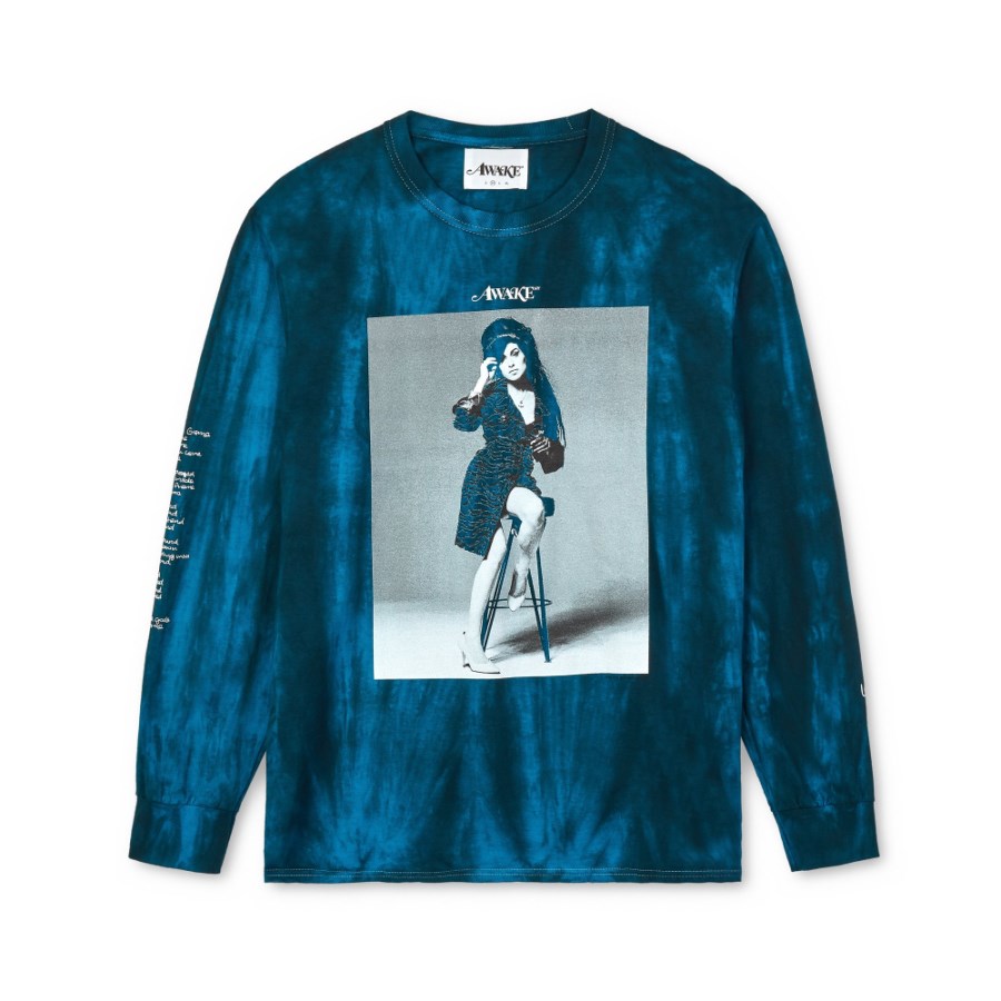 Футболка Awake Amy Long Sleeve Tee Blue