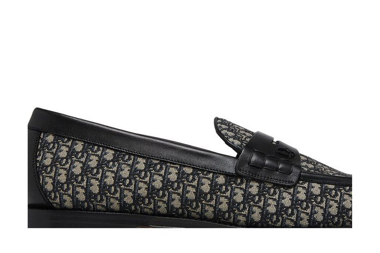Кроссовки Dior Granville Loafer 'Dior Oblique - Black Beige'