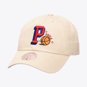 Mitchell-Ness-Cream-Philadelphia-76ers-Hardwood-Classics-Sswagger-Adjustable-Hat-300x300