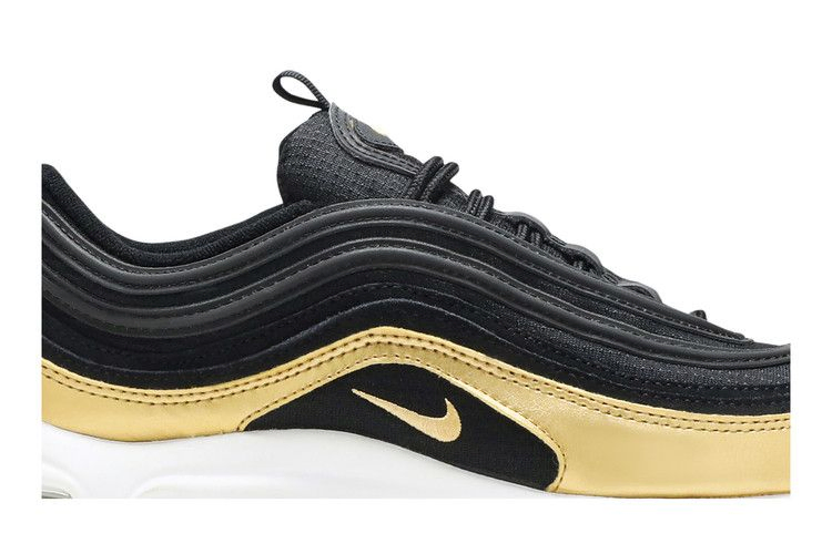 Кроссовки Nike Air Max 97 GS 'Black Metallic Gold'