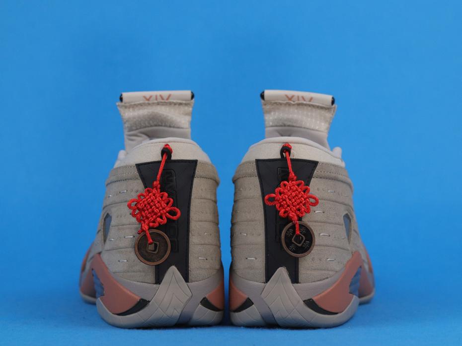 Кроссовки CLOT x Air Jordan 14 Retro Low Sepia Stone