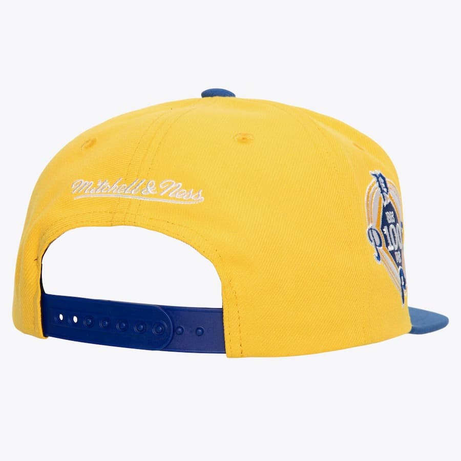 Бейсболка Mitchell & Ness Yellow Philadelphia Phillies Cooperstown Collection Hometown Snapback Hat