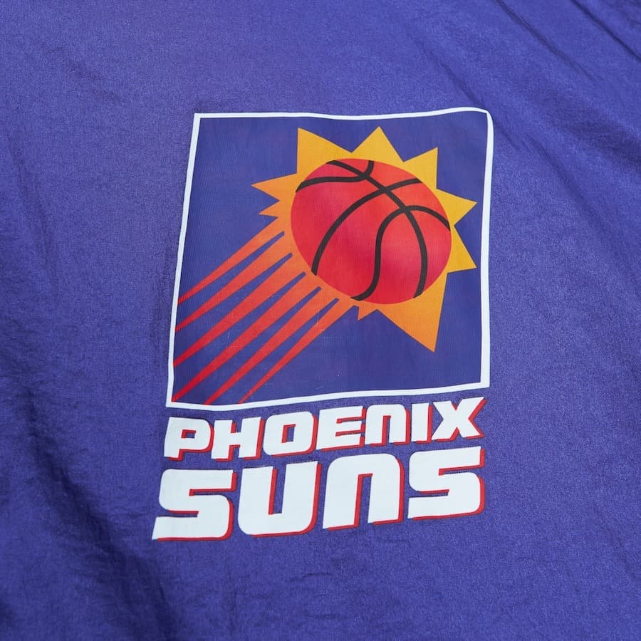 Анорак Mitchell & Ness Purple Phoenix Suns Team 2.0 Anorak Quarter-Zip Windbreaker Jacket