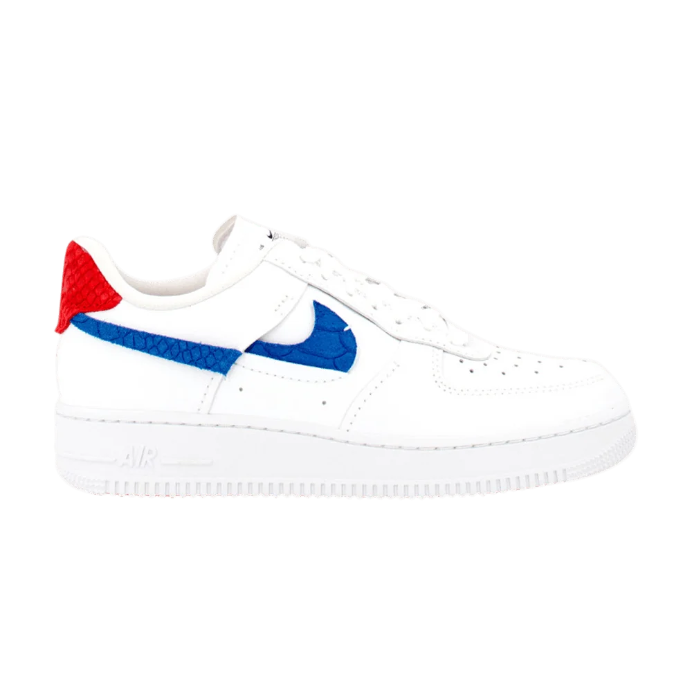 Кроссовки Nike Wmns Air Force 1 LXX 'Snakeskin - University Red Royal'