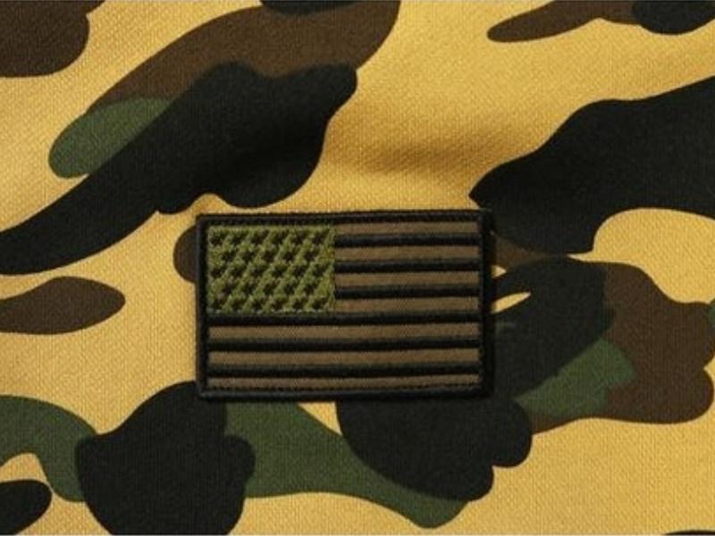 Худи BAPE 1st Camo Full Zip Hoodie (SS19) Yellow