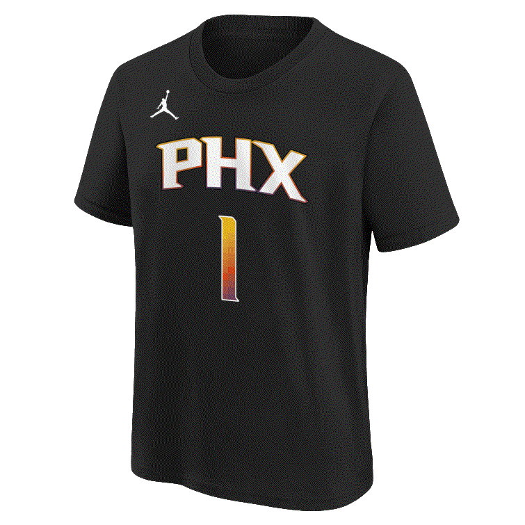 Баскетбольная футболка Nike Devin Booker Phoenix Suns 2024 Youth Statement Edition NBA T-Shirt