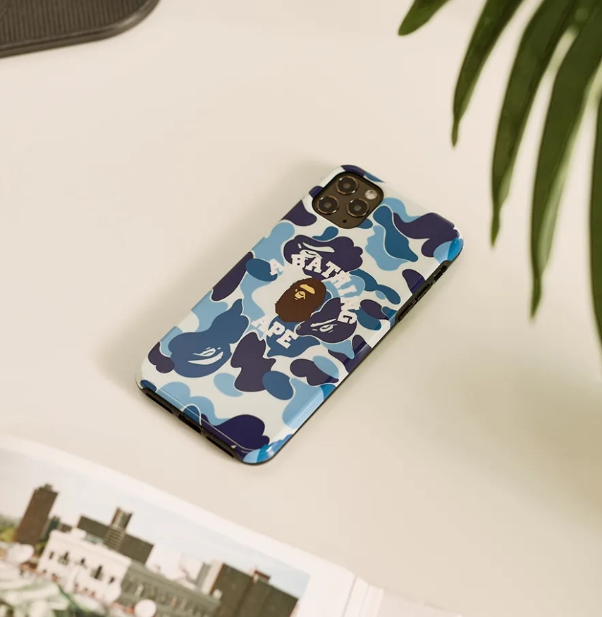 Защитный чехол BAPE ABC Camo College iPhone 11 Pro Max Case Blue