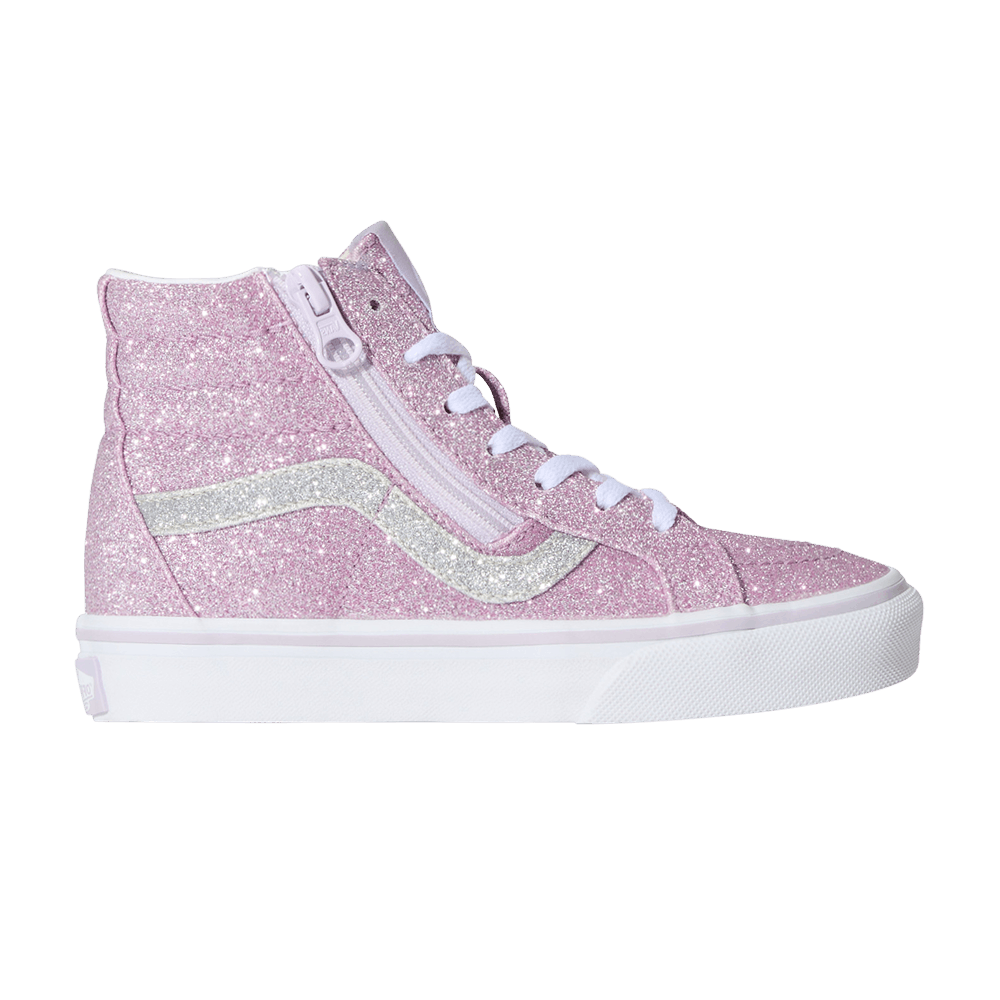 Кроссовки Vans Sk8-Hi Zip Kids 'Glitter Lilac Mist Purple'