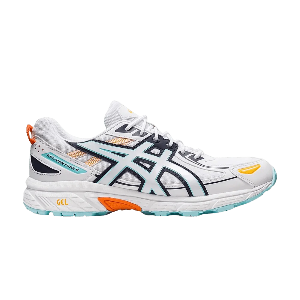 Кроссовки ASICS Gel Venture 6 'White Blue Orange'