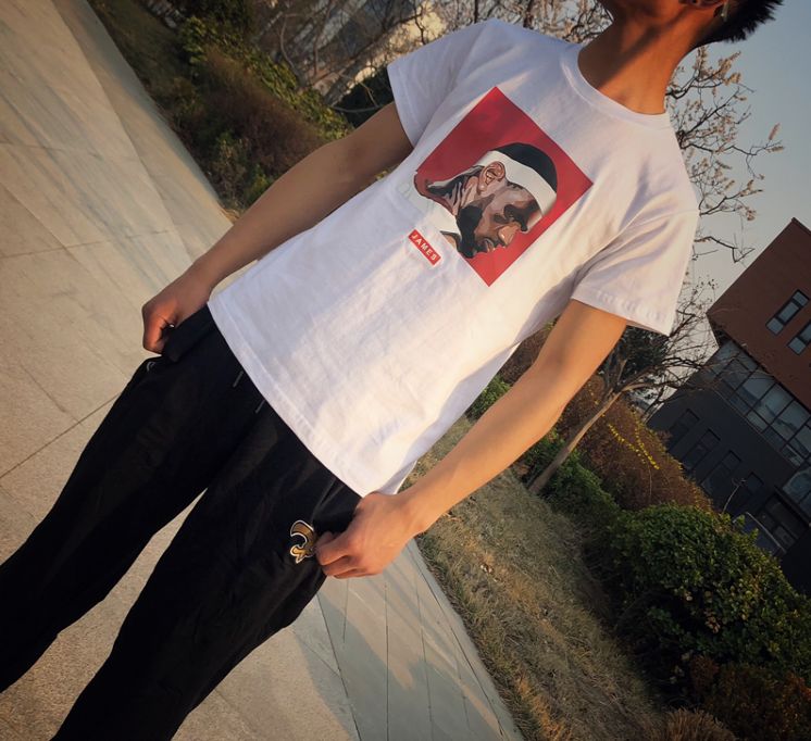 Футболка 2019 NBA James ST FY Basketball Tee White