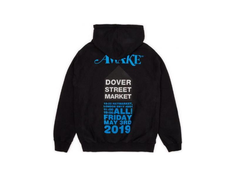 Худи Awake x Dover Street Market London Hoodie Black