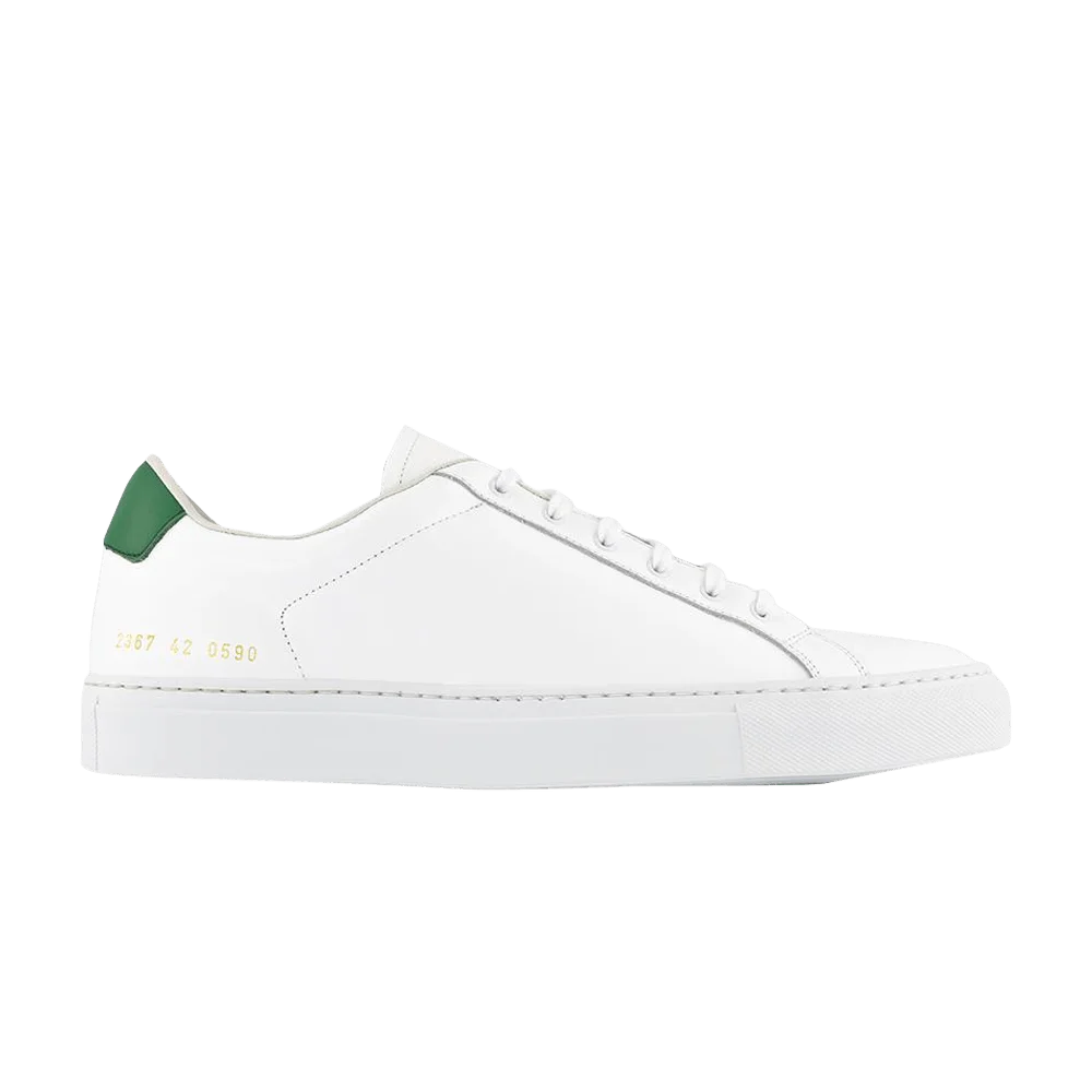 Кроссовки Common Projects Retro Low 'White Green'