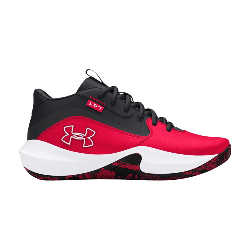 Кроссовки Under Armour Lockdown 7 GS 'Red Black White'