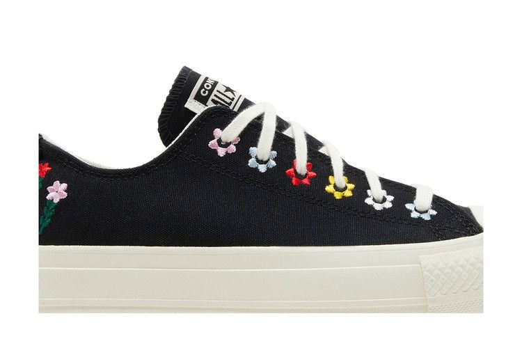 Converse Wmns Chuck Taylor All Star Lift Platform Low 'Floral Embroidery'