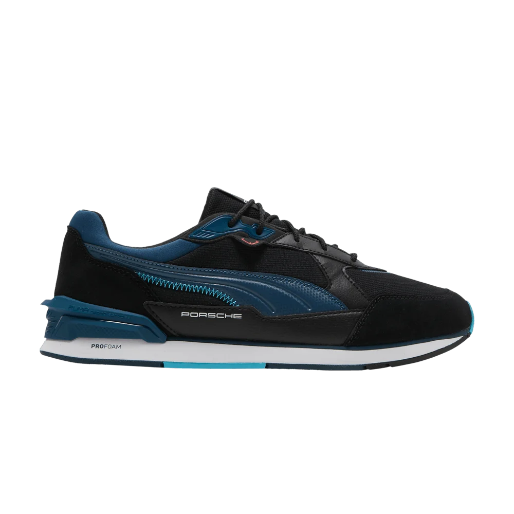 Кроссовки Puma Porsche Legacy x Low Racer 'Black Intense Blue'