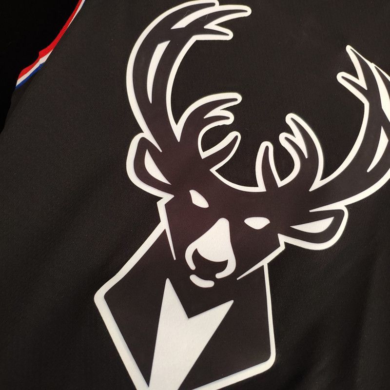 Баскетбольная джерси 2019 NBA All-Star Bucks Giannis Antetokounmpo #34 Black Swingman Jersey