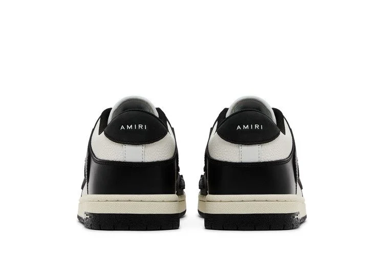 Кроссовки Amiri Skel Top Low 'Black White' 2024