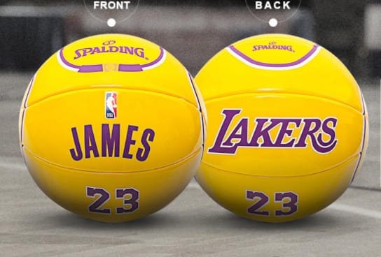 Баскетбольный подарочный мяч 2020 NBA Spalding Basketball Ball