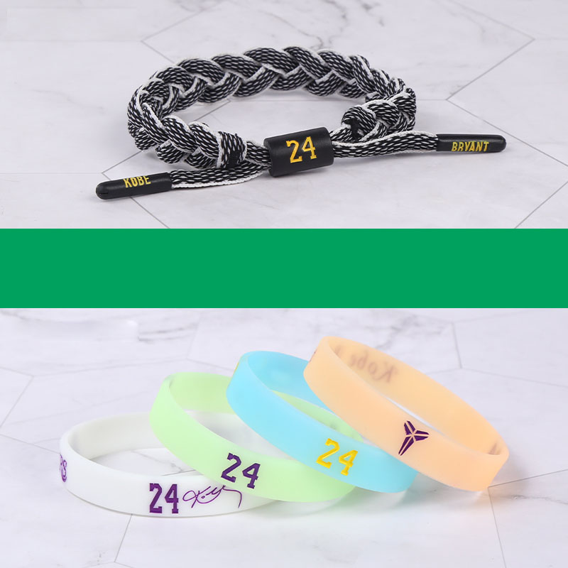 Набор браслетов Jinduo Kobe Logo Glow 5 Bracelet Set