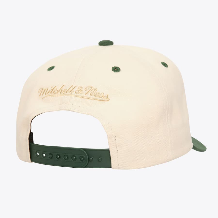 Бейсболка Mitchell & Ness Cream Minnesota Wild Horizon Pro Crown Snapback Hat