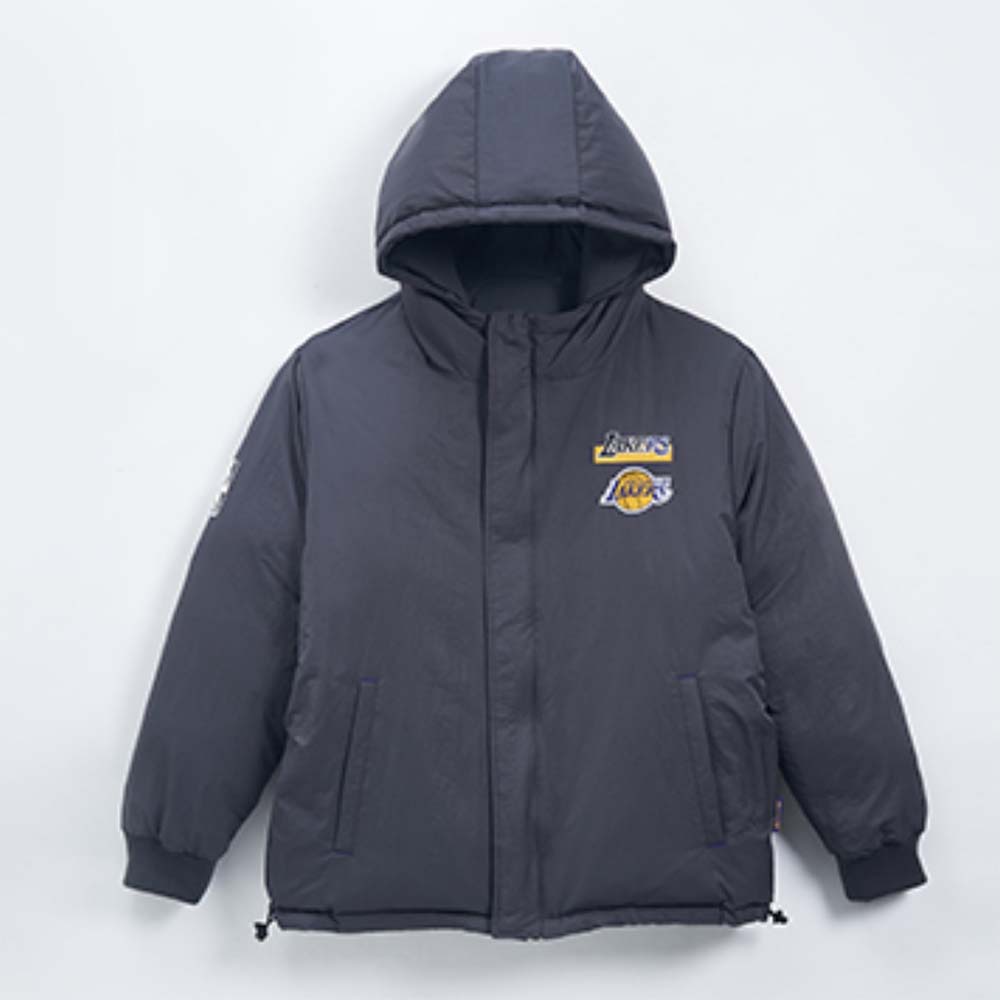 Пуховик 2020 Los Angeles Lakers Double-sided Down Jacket Unisex