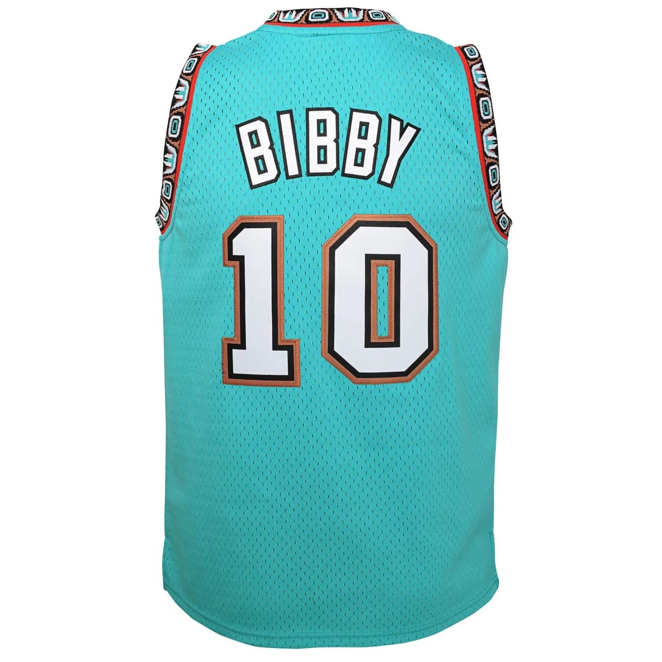 Баскетбольная джерси 1998-99 Vancouver Grizzlies Mike Bibby #10 Youth Swingman Hardwood Classics Teal Jersey