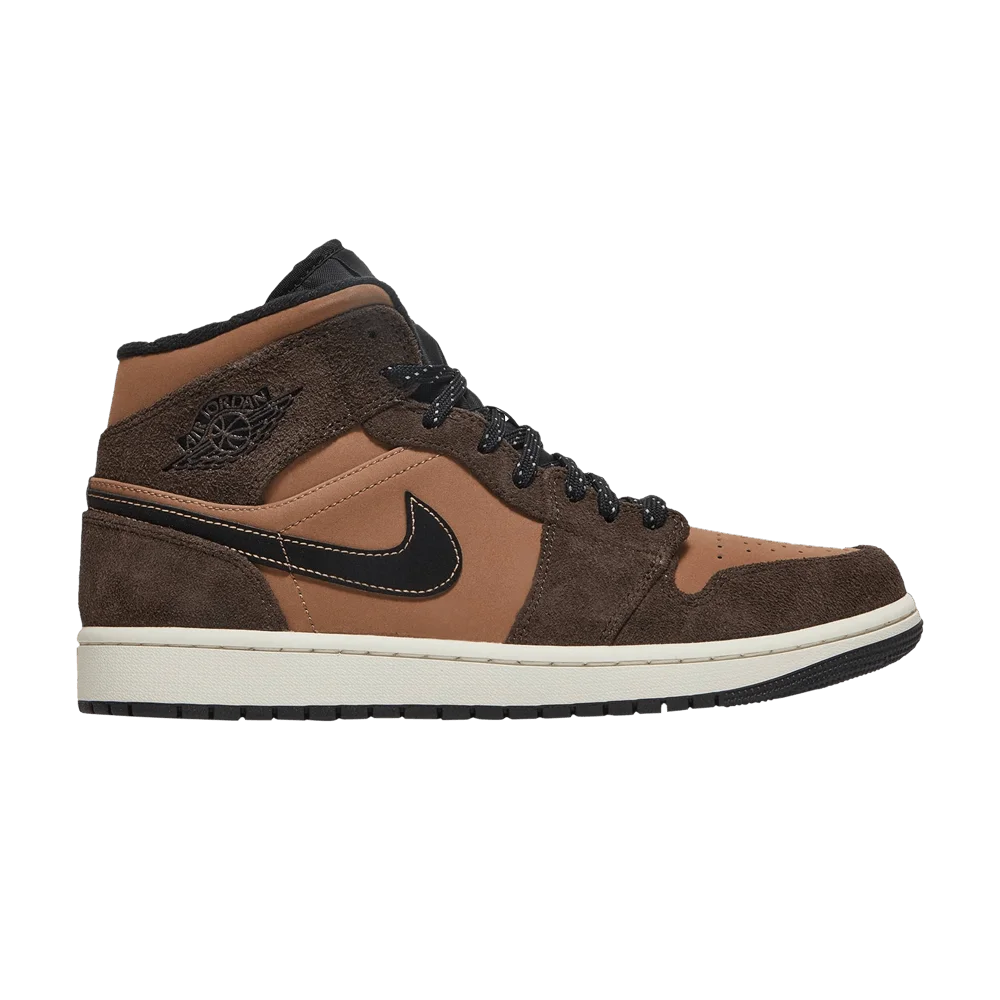 Krossovki-Air-Jordan-1-Mid-SE-Dark-Chocolate-Sample
