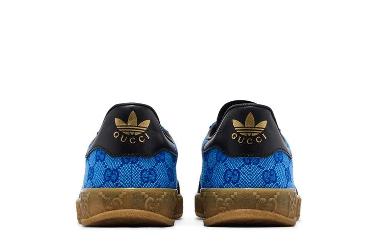 Кроссовки adidas x Gucci Gazelle 'Blue GG Monogram'