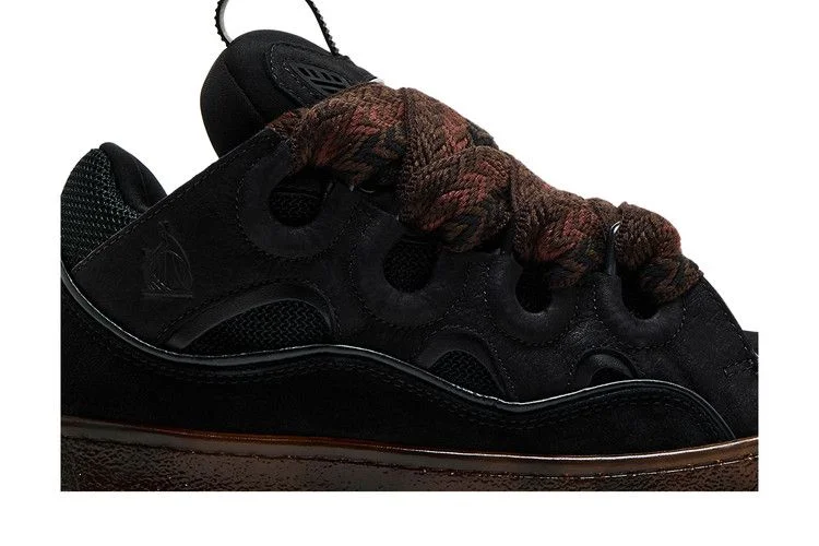 Кроссовки Lanvin Wmns Curb Sneaker 'Black Chocolate Brown'