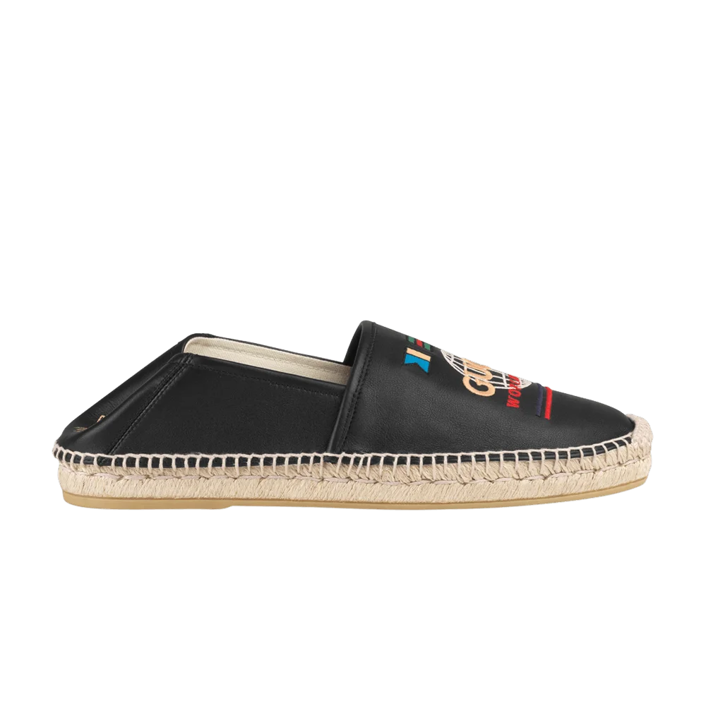 Кроссовки Gucci Espadrilles 'Double G - Black'