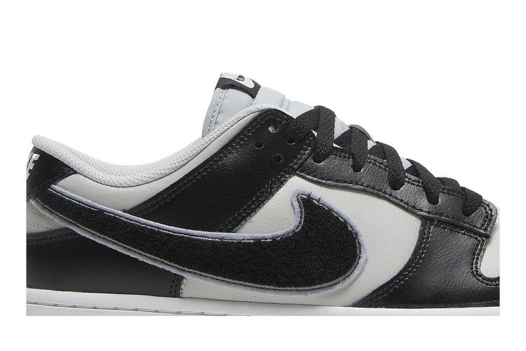 Кроссовки Nike Dunk Low 'Chenille Swoosh - Black Grey Fog'